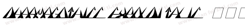 dharmagothicc exbolditalic字体转换